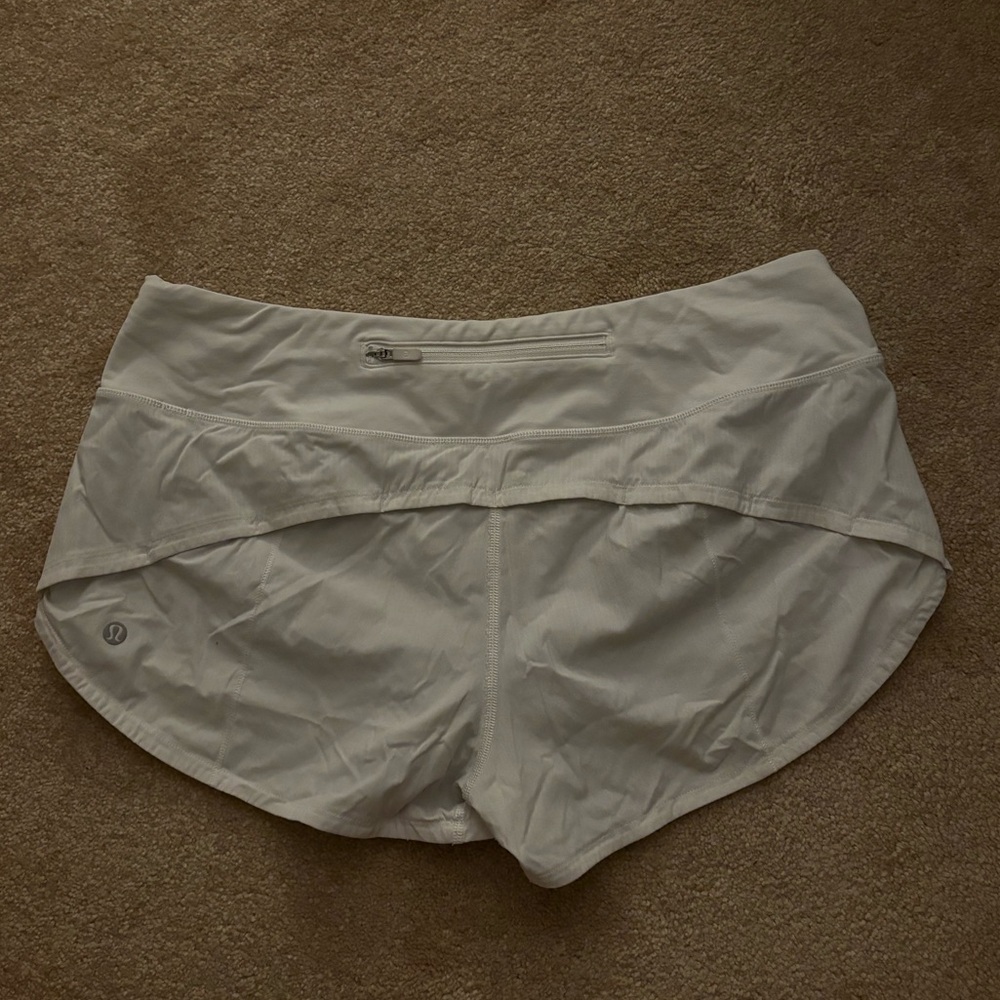 White Lululemon speed ups size 8